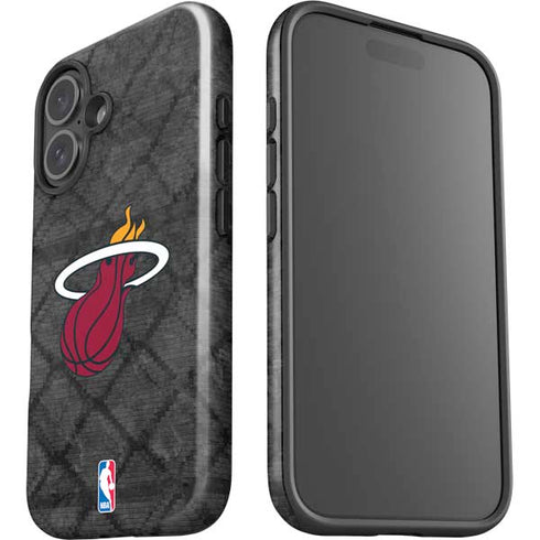 NBA Miami Heat Dark Rust iPhone 16 Impact Case